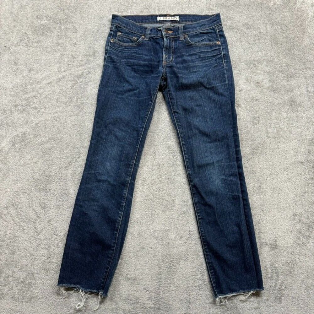 J Brand Jeans Womens Size 26 Denim Faded Pant Leg Opening Cut